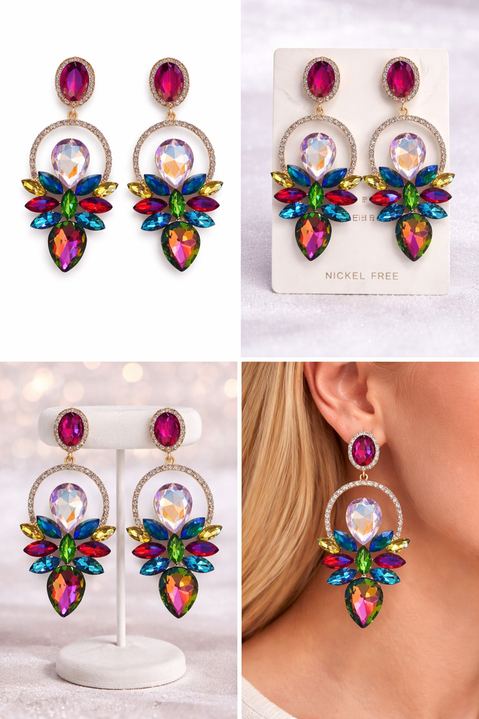 [LP2004] MULTICOLOR EARRING SET