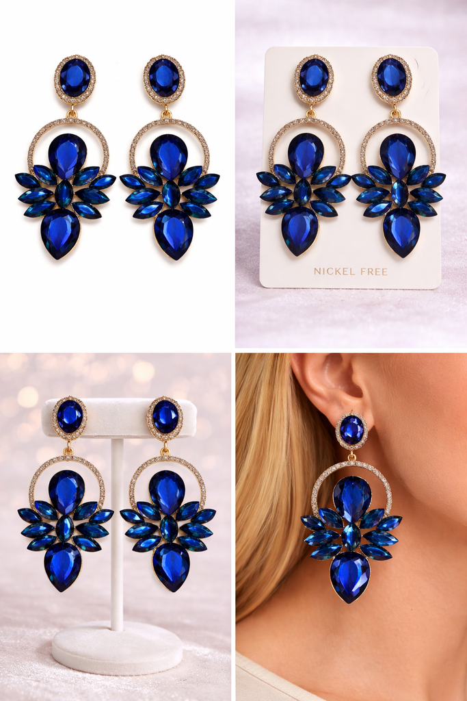 [LP2006] BLUE EARRING SET