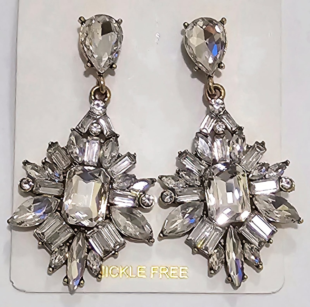 [LP2014] SILVER STAR EARRING SET